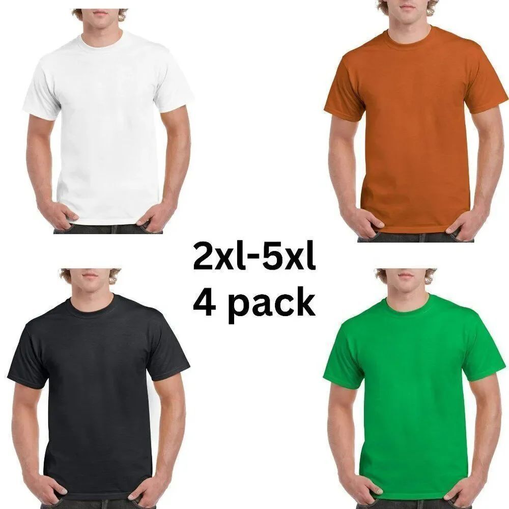 NEW 4 pack unisex/ men women shirt short sleeve 4 shirts great deal!